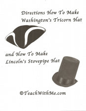 Tricorn & Stovepipe Hats for President's Day!