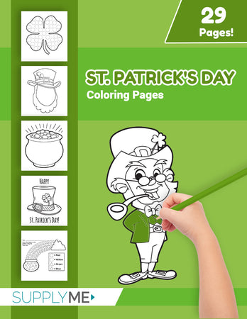 St Patrick's Day Coloring Pages (100% Free Printables)