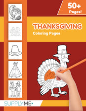Thanksgiving Coloring Pages Bundle - 50+ Pages Of Printable Thanksgiving Coloring Sheets!