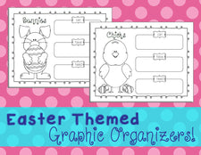 Bunnies & Chicks - Printable Easter Graphic Organizers
