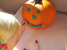Decorating Pumpkins - without the MESS!