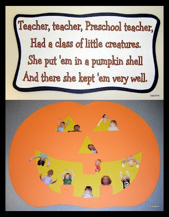 Teacher, Teacher, Preschool Teacher! - Fall Bulletin Board Idea