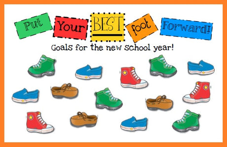Put Your Best Foot Forward... - Back To School Shoe Bulletin Board Idea