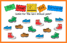 Put Your Best Foot Forward... - Back To School Shoe Bulletin Board Idea
