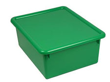 Romanoff Stowaway Green Letter Box With Lid 13 x 10-1/2 x 5