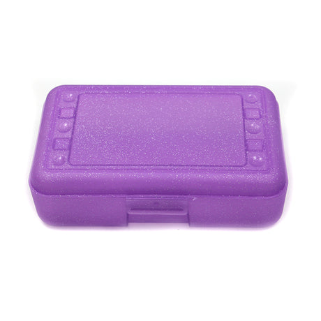 Pencil Box, Purple Sparkle 