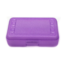 Pencil Box, Purple Sparkle 