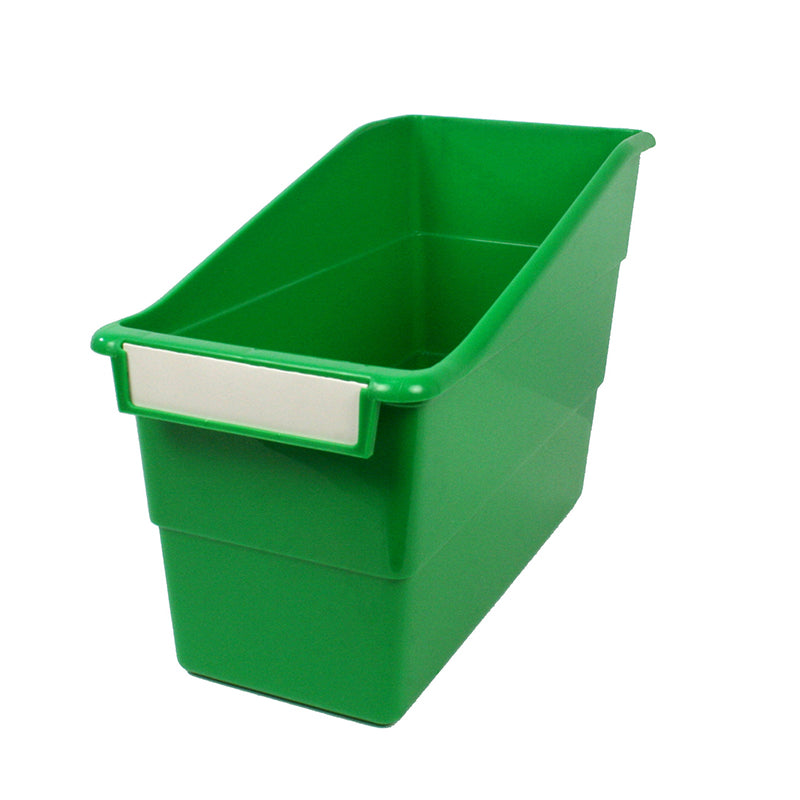 Standard Shelf File with Label Holder, Green