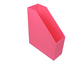 Magazine File Hot Pink 9.5 x 3.5 x 11.5