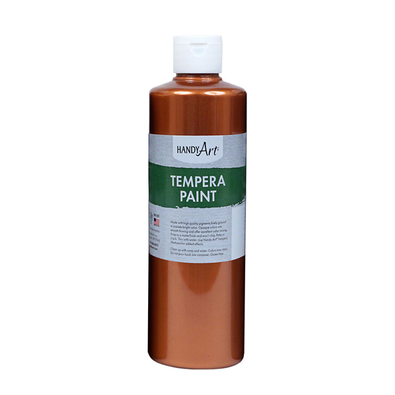 Handy Art® Tempera Paint, 16 Oz Metallic Copper