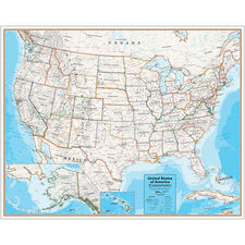 Contemporary Series United States Map