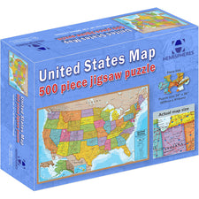 Hemispheres 500-Piece USA Jigsaw Puzzle 