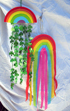 Fun with Rainbows - Colorful Plate Mobiles