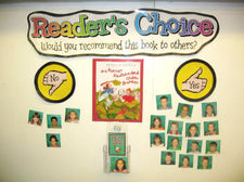Reader's Choice - Interactive Literacy Bulletin Board Idea