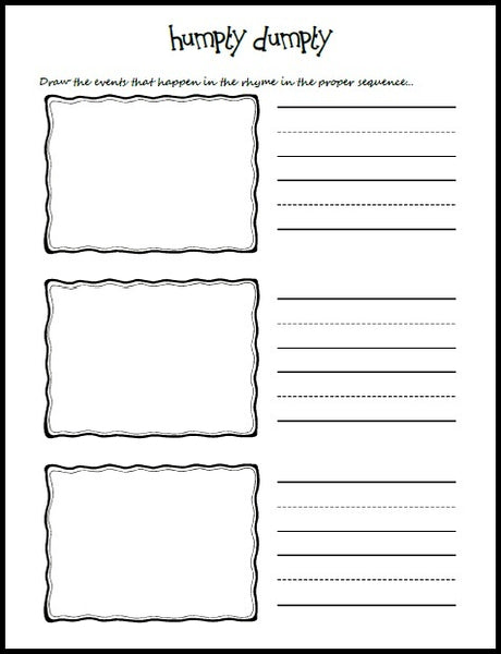 Mother Goose Journal Pages
