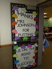 The Road To Success - Teacher Appreciation Door Display