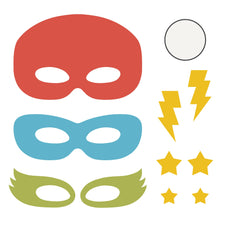 AccuCut Superhero Masks Die Cut, Jumbo