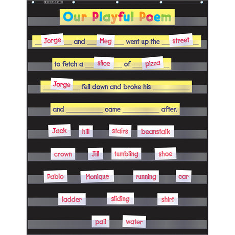 Scholastic Standard Black Pocket Chart