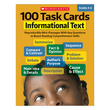 100 Task Cards: Informational Text, Grades 4-6