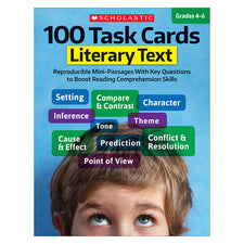 100 Task Cards: Literary Text, Grades 4-6