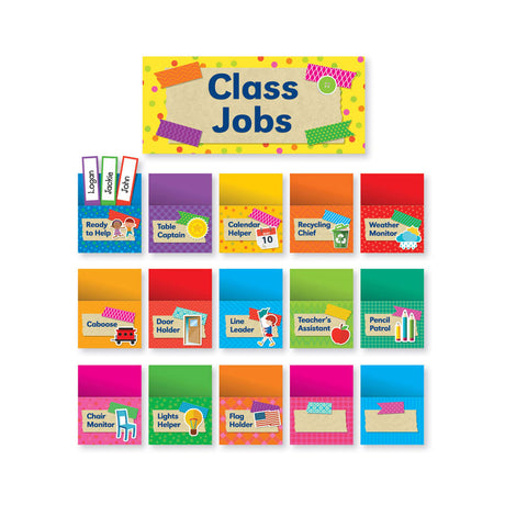 Tape It Up! Class Jobs Bulletin Board Set
