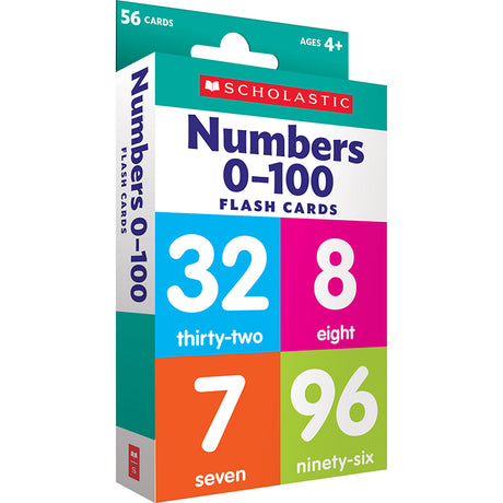 Flash Cards: Numbers 0 - 100 
