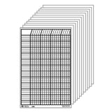 Vertical Small Chart Set - White