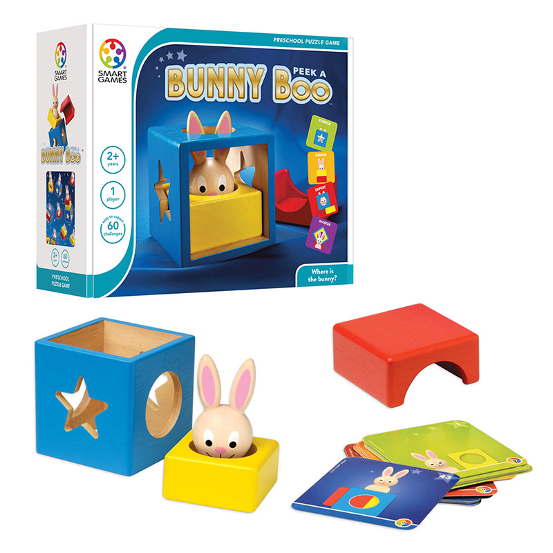 Smart Games Bunny Peek A Boo Preschool Puzzle Game