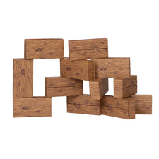 16Pc Giant Timber Blocks