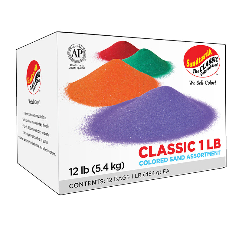 Class Pack 2: 12-Color Rainbow Sand Assortment