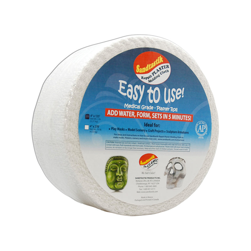 Rappit Plaster Cloth, Medical Grade - 4" x 135' Roll 