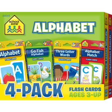 Alphabet Flash Card 4-Pack