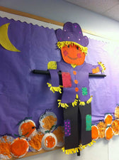 Welcome To Our Pumpkin Patch! Fall & Halloween Bulletin Board Idea