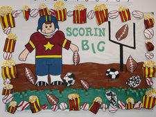 Scorin' BIG! - Sports Themed Bulletin Board Idea