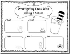 Exploring Seuss Juice - Fun Lesson with FREE Printables!