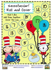 Dr. Seuss Roll & Cover Game