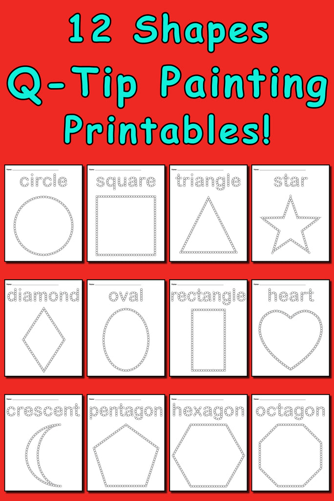 Shapes Worksheets Bundle - 173 Pages of Printable Shape Worksheets and ...
