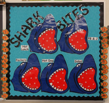 "Shark Bites!" - Versatile Ocean Themed Bulletin Board Idea