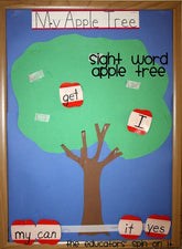 Sight Word Apple Tree