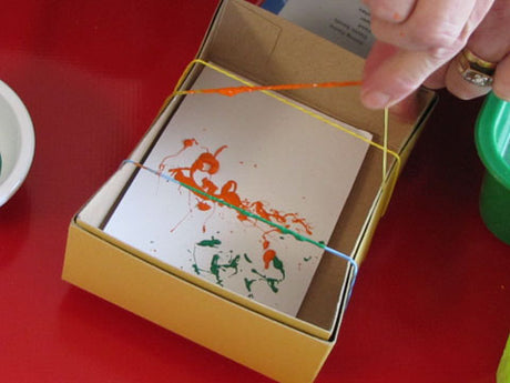 Messy FUN! - Creating Miniature Snap Paintings