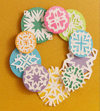 Snowflake Wreath for the Classroom