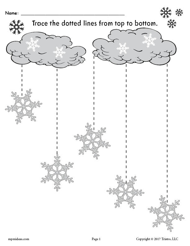 Snow Flakes To Trace