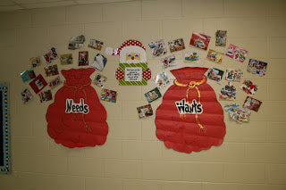 December Math Center - Sorting Wants and Needs