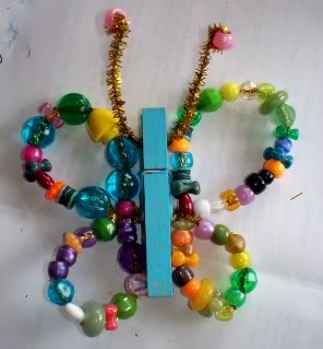 Clothespin Butterfly Craft for Kids