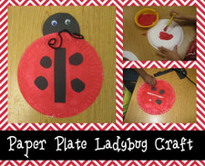 Paper Plate Ladybug Craft for Spring!