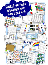 Weather Printables for Preschoolers