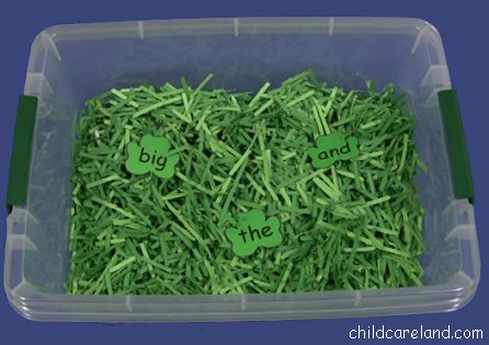 Shamrock Sight Word Search