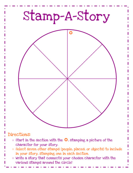 Stamp-A-Story - Writing Center Activity
