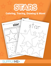 8 Star Worksheets - Tracing, Coloring Pages, Cutting & More!