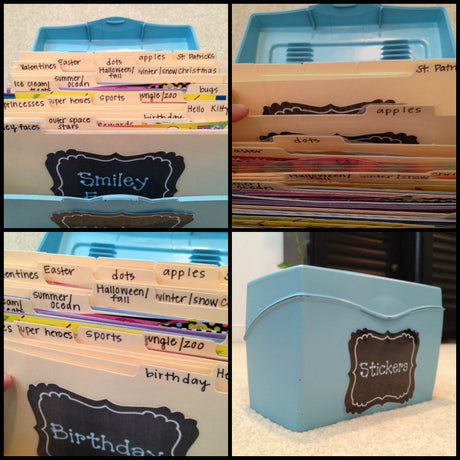 A Fabulous Organization Solution for Your Sticker Collection!